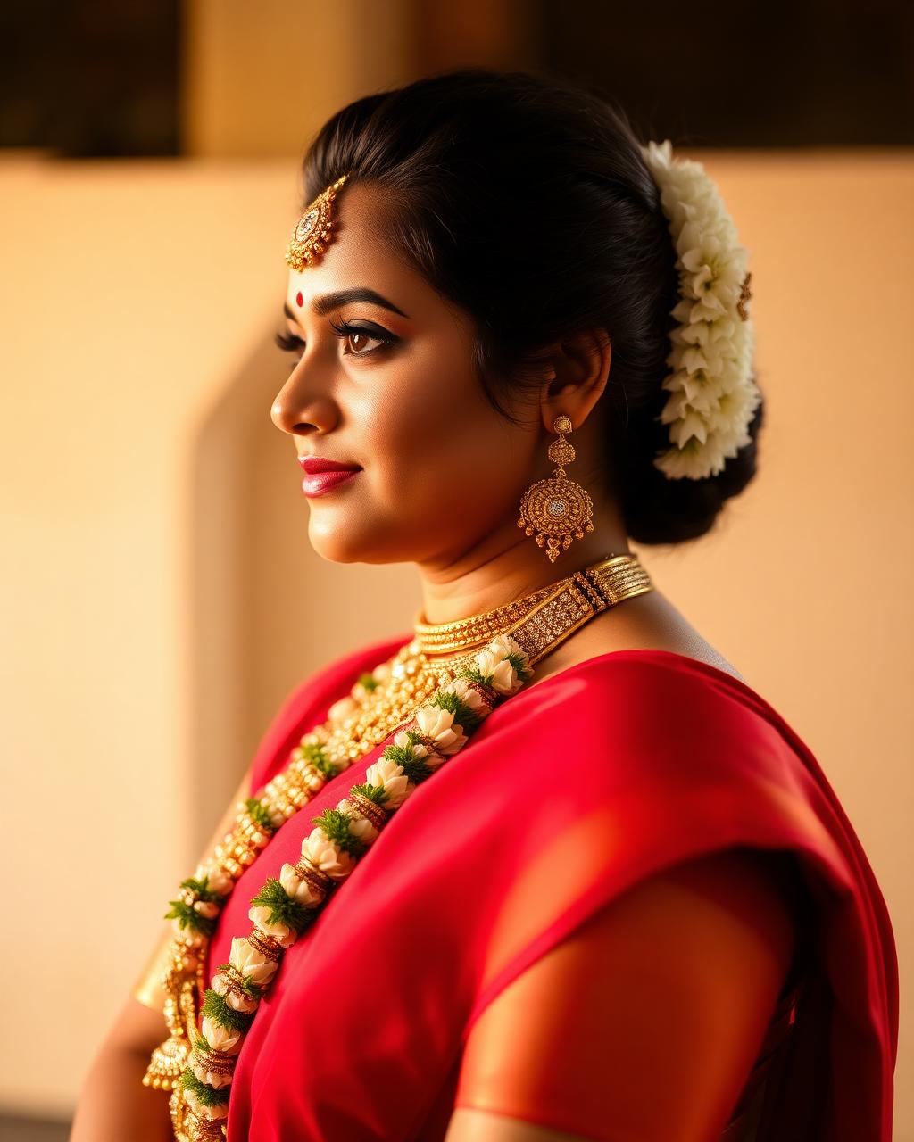 Heritage South Indian bridal look with traditional jewellery — Chennai makeup artist